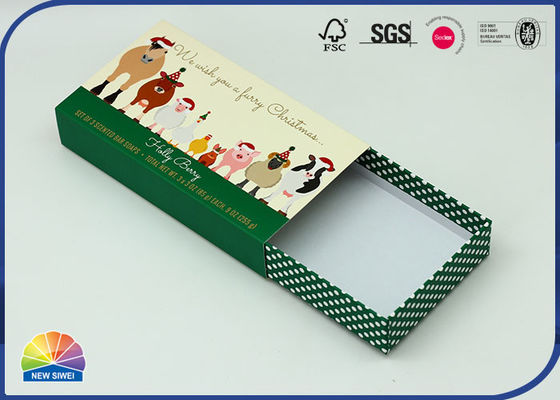 Biodegradable 1200gsm CCNB Soap Package Paper Box Matte Lamination