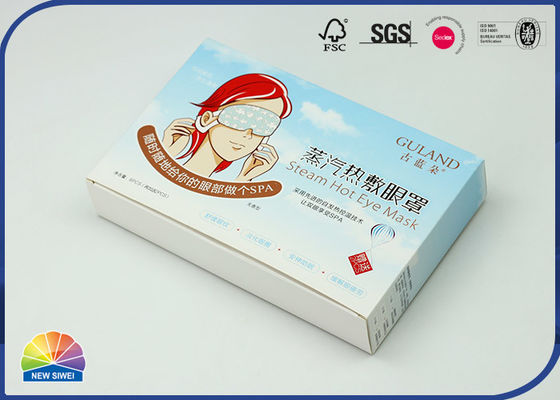 Reserve UV Folding Carton Box Pack Eye Mask Glossy Lamination