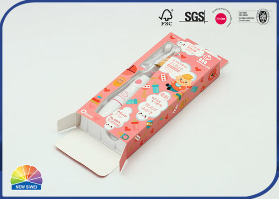Toothbrush Packaging Folding Retail Hanging Box Biodegradable