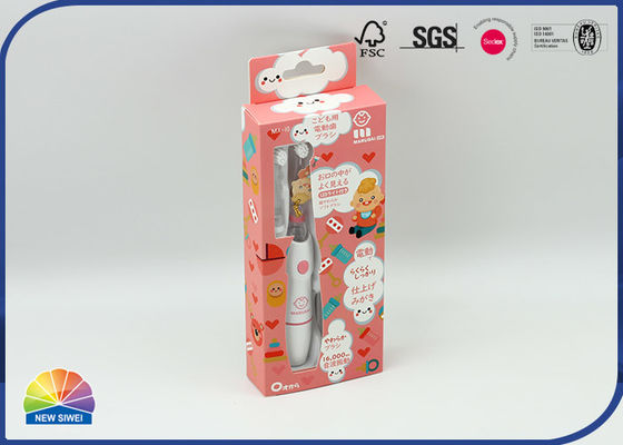 Toothbrush Packaging Folding Retail Hanging Box Biodegradable