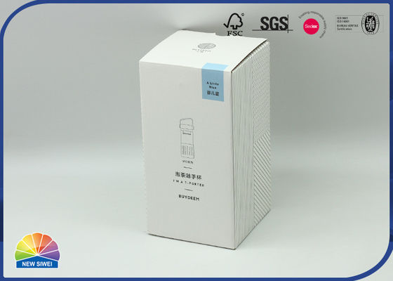 Printed E Flute Corrugated Paper Tuck End Tea Bottle Packaging Box
