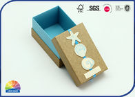 CMYK Print Telescopic Cardboard Paper Box With C1S Neck Exposed