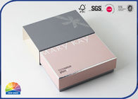 Glittering Bowknot Paper Gift Box 3 Pieces With Tray Present Packaging
