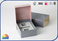 Glittering Bowknot Paper Gift Box 3 Pieces With Tray Present Packaging