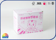 Pink Offset CMYK Printing Corrugated Packaging Box Matte Recycled
