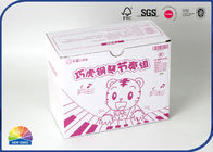 Pink Offset CMYK Printing Corrugated Packaging Box Matte Recycled