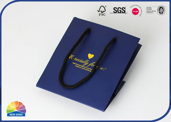 Gold Shining 200gsm Coated Paper Gift Bag Jewel Luxury Paper Bag