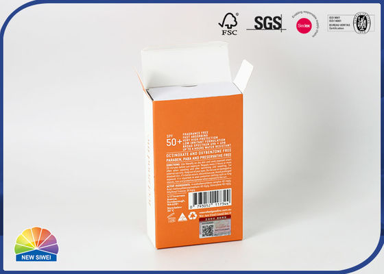 CMYK Printed Assembled Foldable Paper Boxes Shampoo Cream Packaging