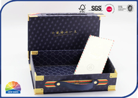 UV Portable Hinged Lid Presentation Box With Leather Handbags