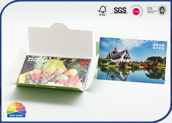 Postcard Folding Carton Box Print Envelope Shape Paper Box