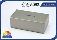Grey Luxurious Printed Rigid Art Paper Gift Box / Custom Logo Sunglass Packaging Boxes