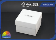 Custom Logo Printed Paper Jewelry Box / Jewellery Gift Boxes / White Jewelry Packaging Boxes