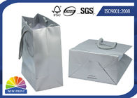 Glossy / Matt Custom Printed Paper Bags With Handle Rope For Garment