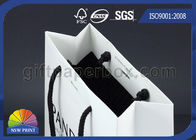 Logo Embossing Custom Printed Paper Gift Bag with Ribbon Closure for Luxury Gift