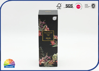 Logo Gold Stamping Folding Carton Box Aromatherapy Gift Box With Plastic Piston