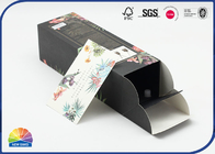 Logo Gold Stamping Folding Carton Box Aromatherapy Gift Box With Plastic Piston