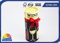 Custom Printing Paper Packaging Tube / Paper Can for Gift or Wine Glass Bottle Wrapping