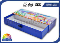 Custom Rectangle Rigid Cardboard Drawer Gift Box for Soap / Candle / Cosmetic Packaging