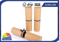 Gold Hot Stamping Foil Paper Packaging Tube / Paper Can Packing Decorative Boxes