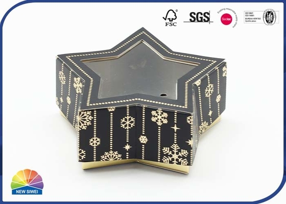 4C Print Pentagram Paper Cardboard Box For Chocolate Packaging