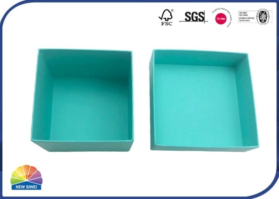 Cardboard Shoulder Neck Rigid Boxes 4C Print Lid For Jewelry Perfume