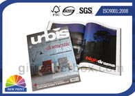 Professional Glossy Magazine / Brochure Printing Service With Art Paper Or Fancy Paper