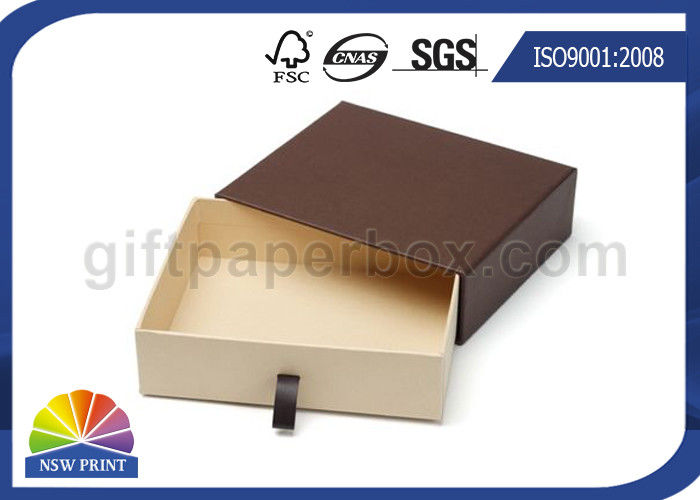 Various Size Custom Shape Drawer Cardboard Box For Belt Sunglasses Packaging