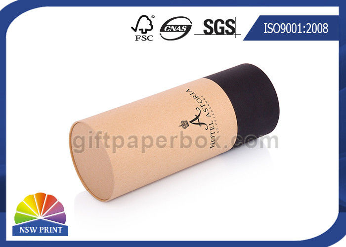 Custom Print Paper Packaging Tube CMYK Pantone Color For Snack / Tea