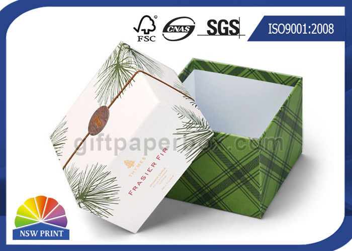 Delicate Printing Design Lid / Base Paper Cardboard Gift Box Rigid Spot UV Surface
