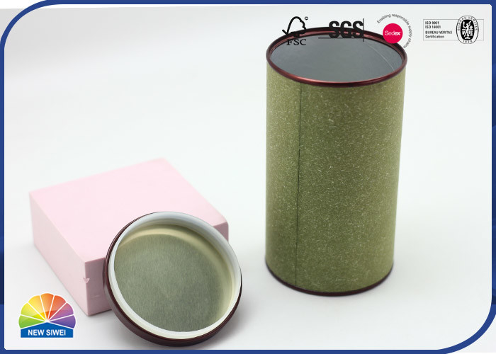 Double Sealed Composite Paper Tube For Loose Herbal Tea Canister