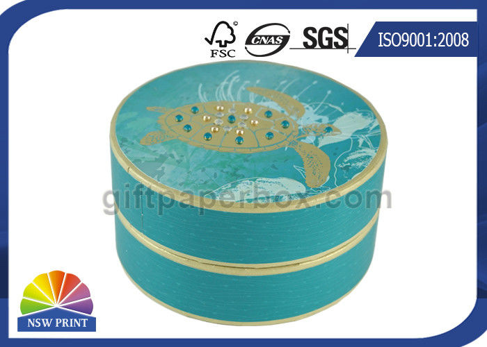 Personalized Luxury Cylindrical Rigid Gift Boxes Round Cardboard Boxes for Gift Packs