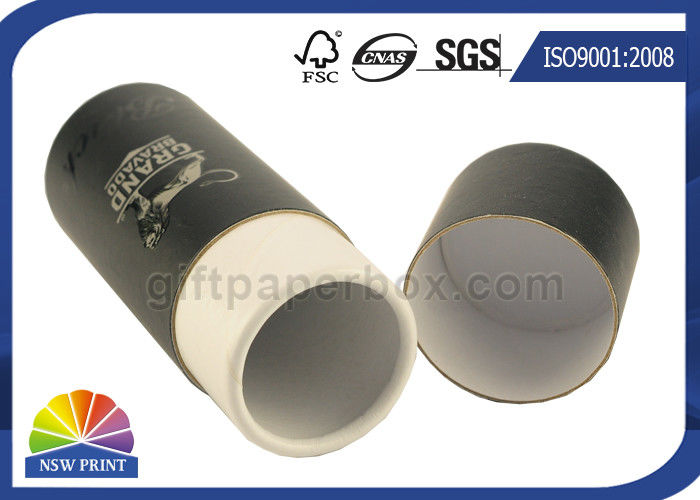 Curl / Disc Closure Custom Brand Logo Paper Tube Containers For Retail Packaging