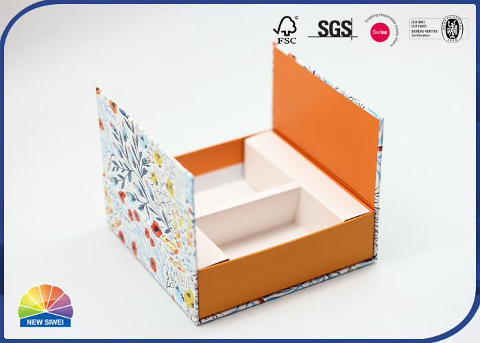 French Doors Shape Hinged Lid Gift Box For Soaps Essential Oils Packaging Eco Friendly