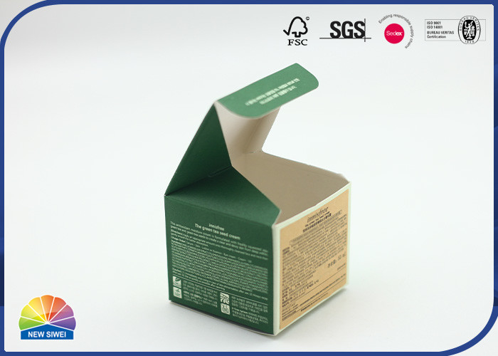 Loose Powder Packing Folding Carton Box With Dull Polish Paper OEM ODM Available