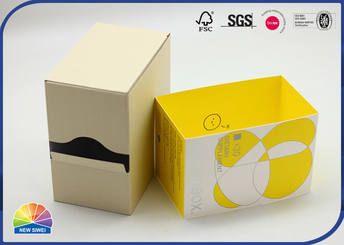 Slotted Corrugated Packaging Box Custom Printed Boxes With Gloss Spot UV Logo