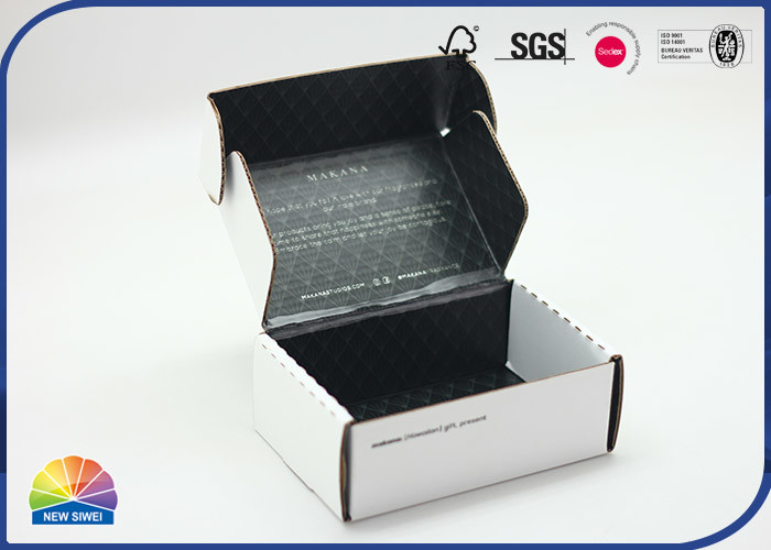 Custom Printing Corrugated Mailer Box Portable Flat Pack Shoe Shipping Boxes