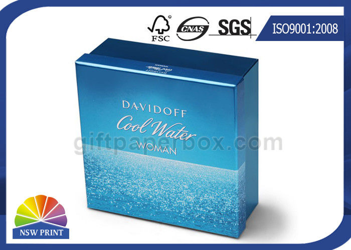 UV Ink Printing Metallic Rigid Paper Box Packaging for Cosmetics , Gifts , Cigarettes