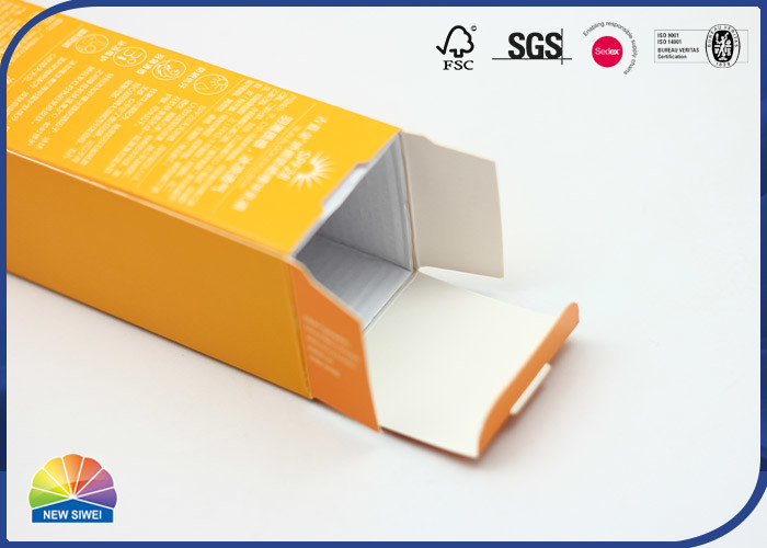 Reverse Tuck End Folding Carton Box Cosmetic Package Corrugated Tray Inserts