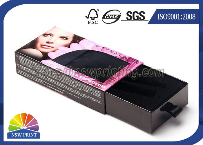 Glossy Lamination 4C Printing Drawer Paper Box For Eyeshadow Palette Gift Set
