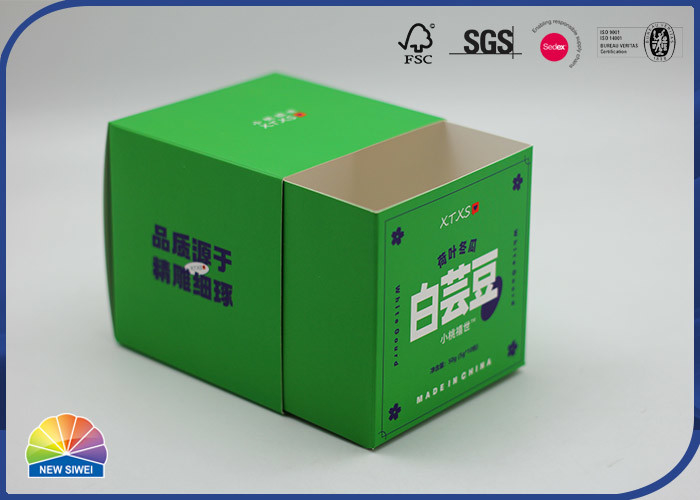 Custom Shape Folding Carton Box For Tea Bag Paper Packaging 350gsm Coated Paper