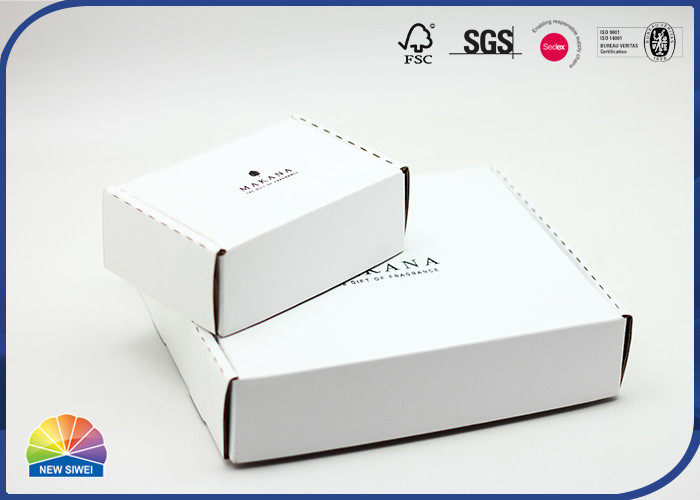 E Flute Corrugated Mailer Box Coated / Liner Paper For Shipping Packaging