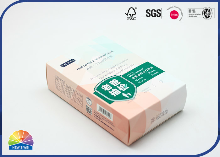 Small White Folding Carton Box Custom Packaging Boxes For Medicine Cosmetic Packing