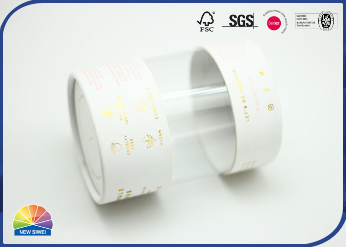 Eco Friendly Round Paper Packaging Tube Pretty Design Durable Finish