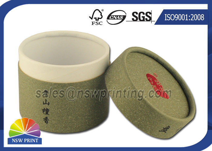 Chocolate / Tea Packaging Cardboard Cylinder Tubes ISO 9001 2008 / SGS