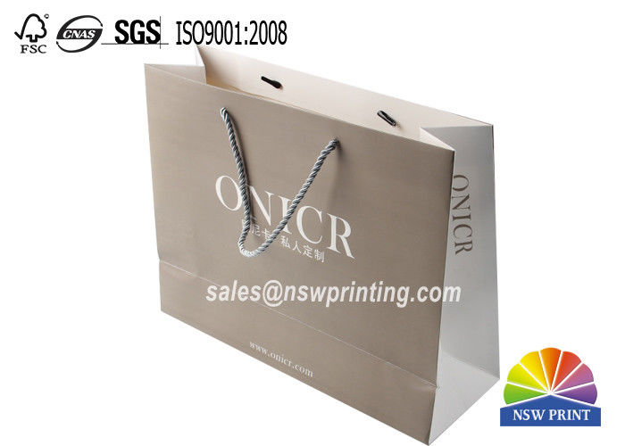 Lamination 250GSM Art Paper Customizable Clothing Shop Paper Bag
