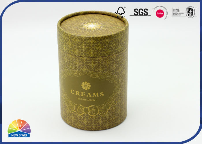 Bakery Packaging Cylinder Paper Box Tube 157gsm C2S Paper Box