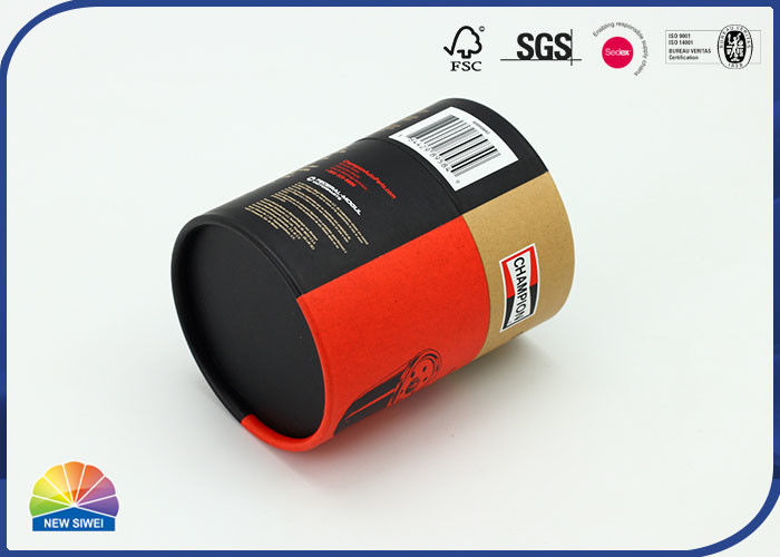 Matte Lamination Paper Packaging Tube For Auto Spare Parts