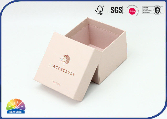 Biodegradable 2 Pieces Pink Birthday Present Wrapped Paper Box