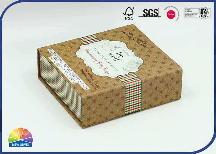 350g White Cardboard Magnetic Lock Rigid Gift Cardboard Paper Box