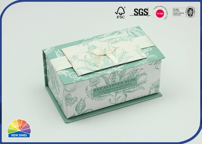 Unfoldable Ornaments Package Flip Hinged Lid Bowknot Gift Box